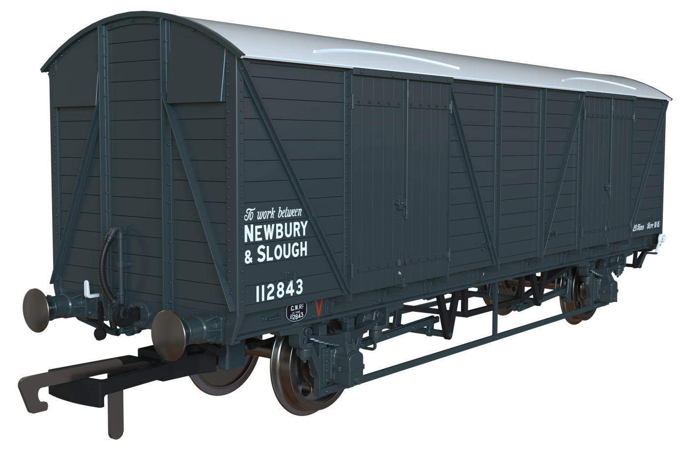 C3065 GWR Grey With White Roof 'Newbury/Slough' Pres. Mink G Van 112843