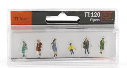 TT:120 Gauge Sitting People (6) Hobby Figure Set