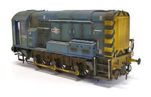 Class 09 016 BR Blue Diesel Shunter Locomotive - Heavily Weathered