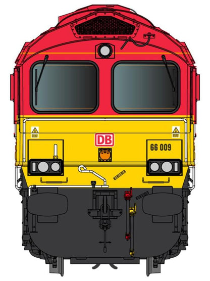 Class 66 009 DB Cargo Red Diesel Locomotive