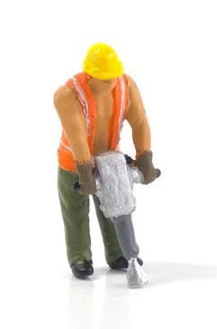 Construction Workers (3) Figure Set