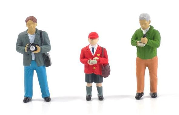 GM975 Railway Enthusiasts (3) Figure Set
