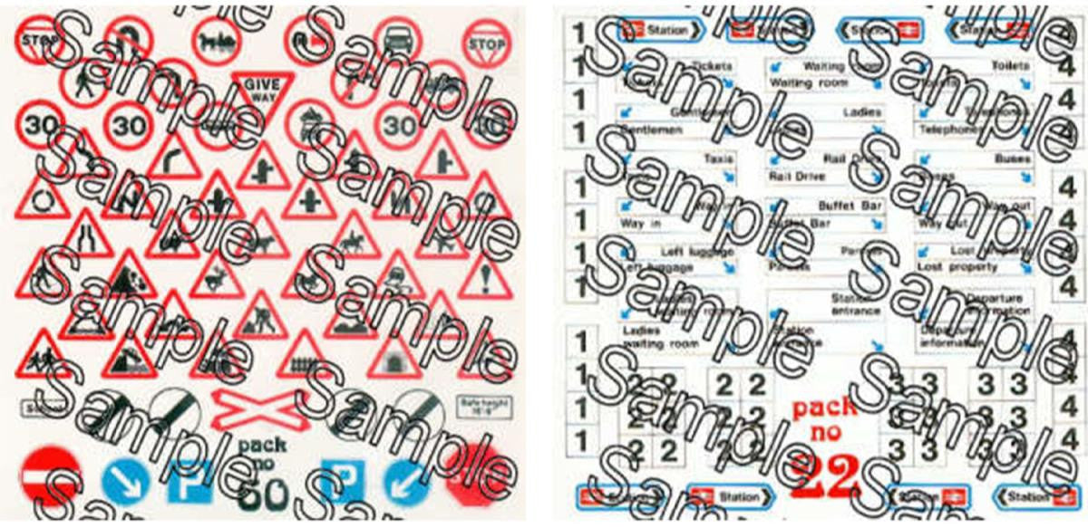 Modern Signage Signage Set