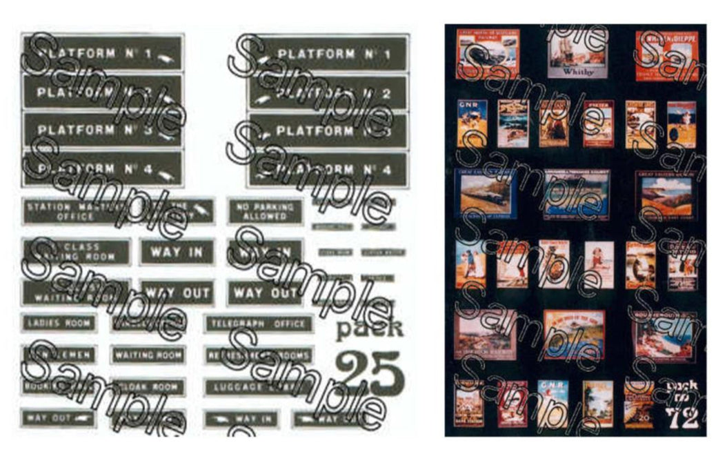 Historic Themed Signage Set