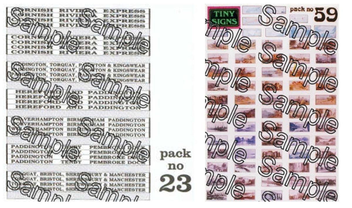 Carriage Prints Signage Set