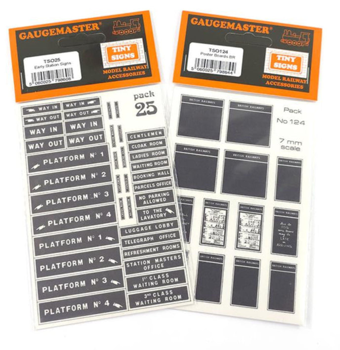 Station & Carriage Prints Signage Set