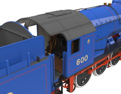 WD Austerity 2-10-0 'Gordon' Longmoor Military Railway Blue No.600 Steam Locomotive - DCC Sound