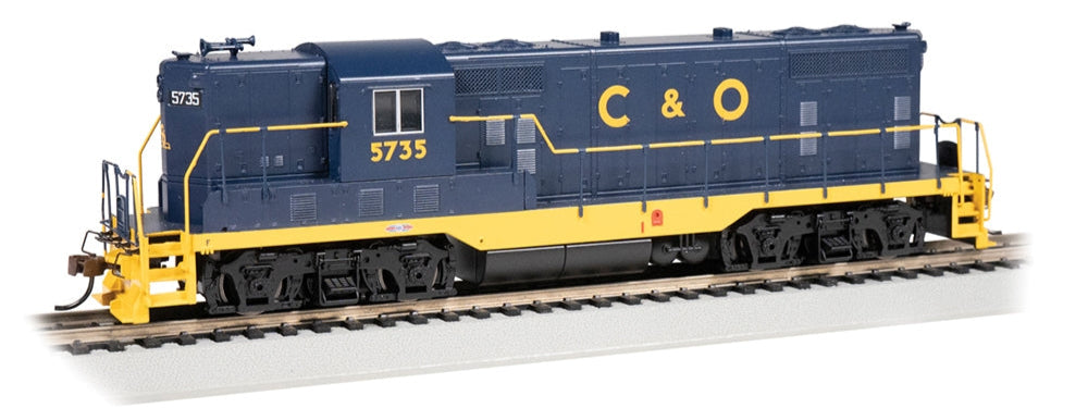 GP7 - Chesapeake & Ohio #5735 Diesel Locomotive - DCC Sound