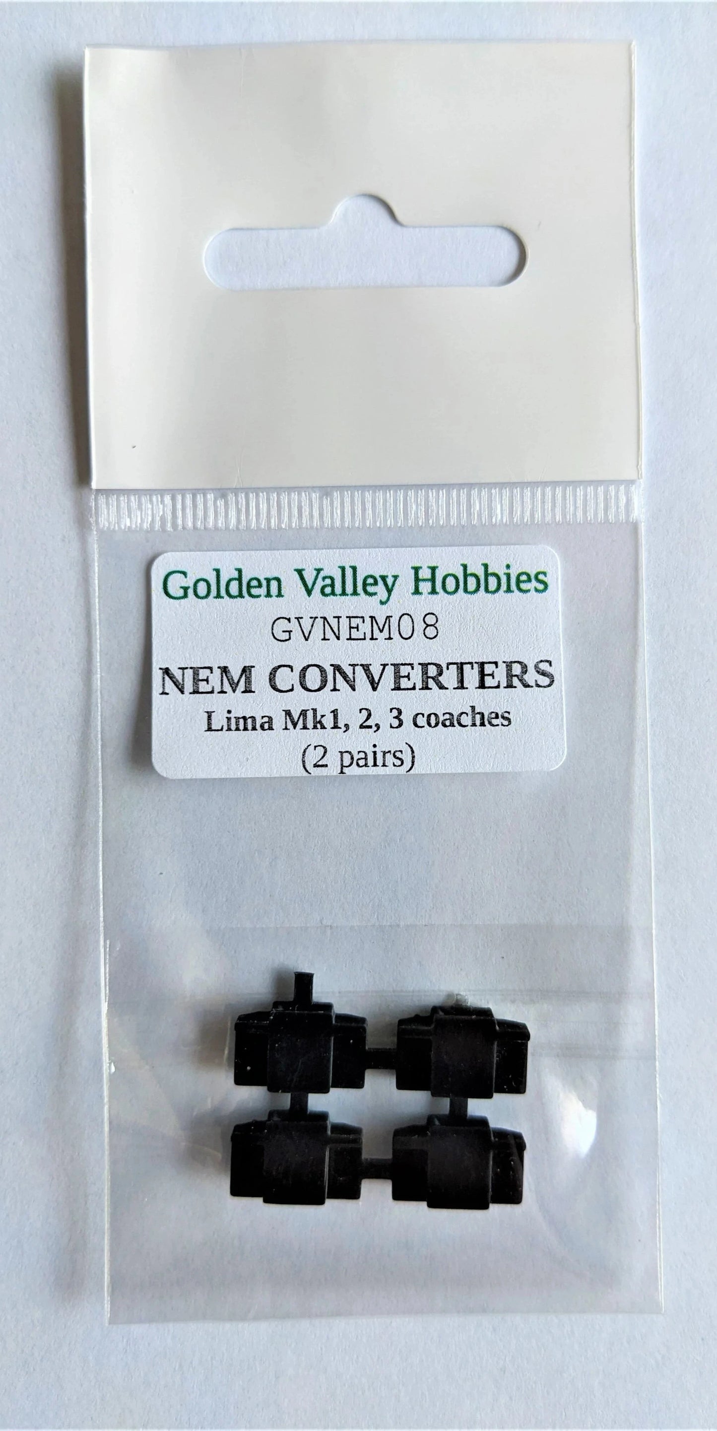 Conversion NEM pockets Lima coach bogies (2 pairs)