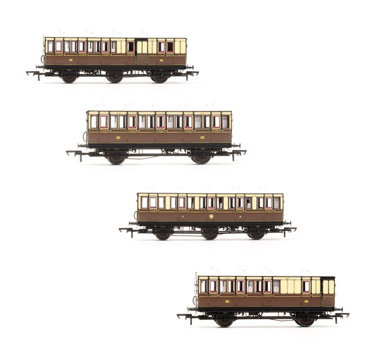Pre-Owned Set Of 4 GWR Chocolate & Cream Genesis Coaches