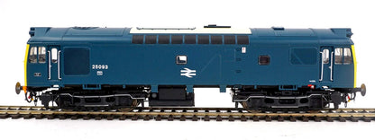 Pre-Owned Class 25 093 (ScR/LMR) BR Rail Blue with bodyside numbers (single, centrally placed double arrows) and domino headcodes Diesel Locomotive