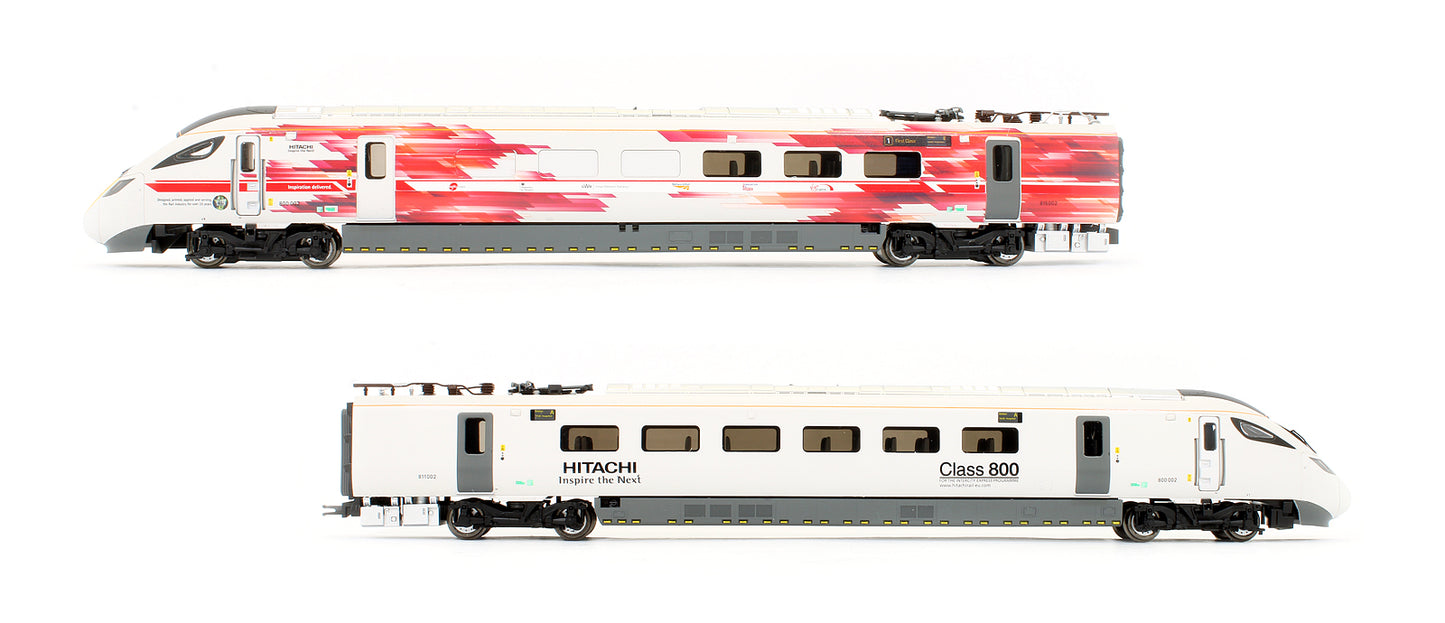 Pre-Owned Hitachi Class 800 Test Livery Train Pack - DCC Fitted (Limited Edition)