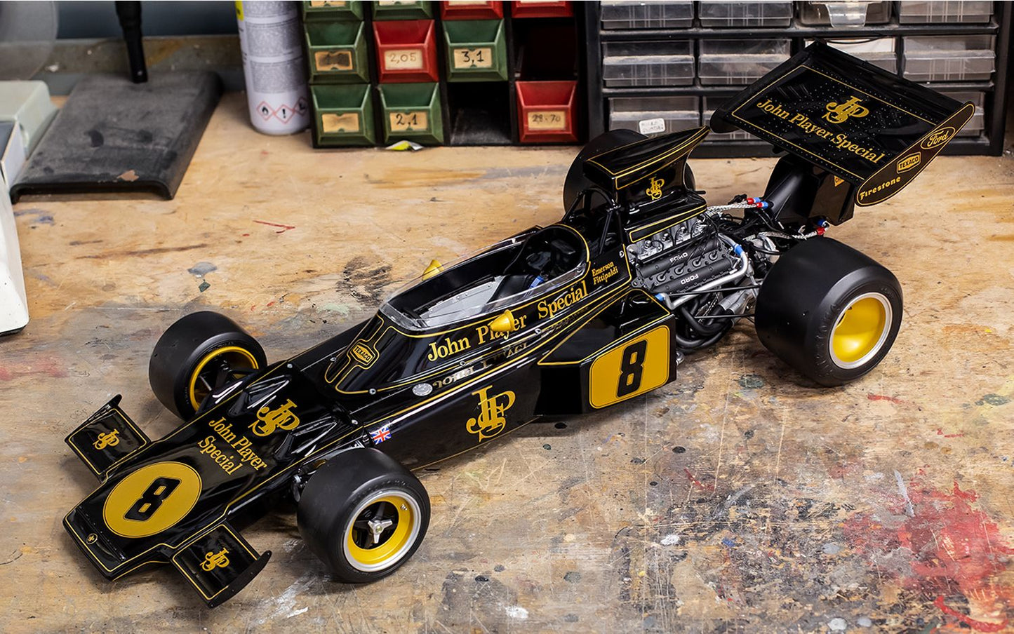 Lotus 72D - 1972 British GP - Emerson Fittipaldi Model Kit