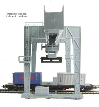 Pre-Owned HL8000 Container Crane with 2 containers