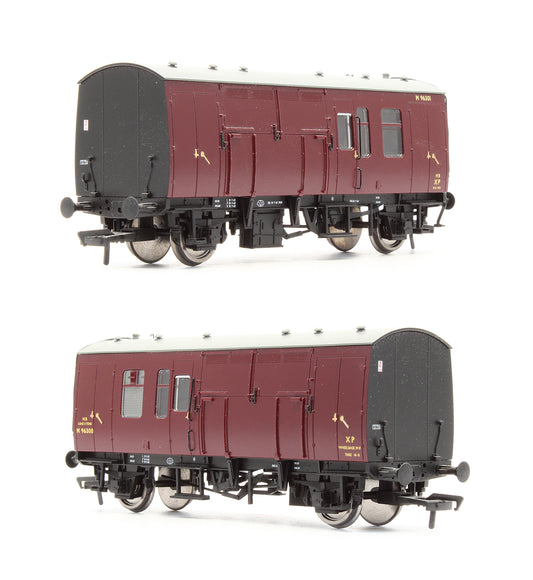 Pre-Owned BR MK1 Horse Box Maroon (MR) Twin Pack - Exclusive Edition