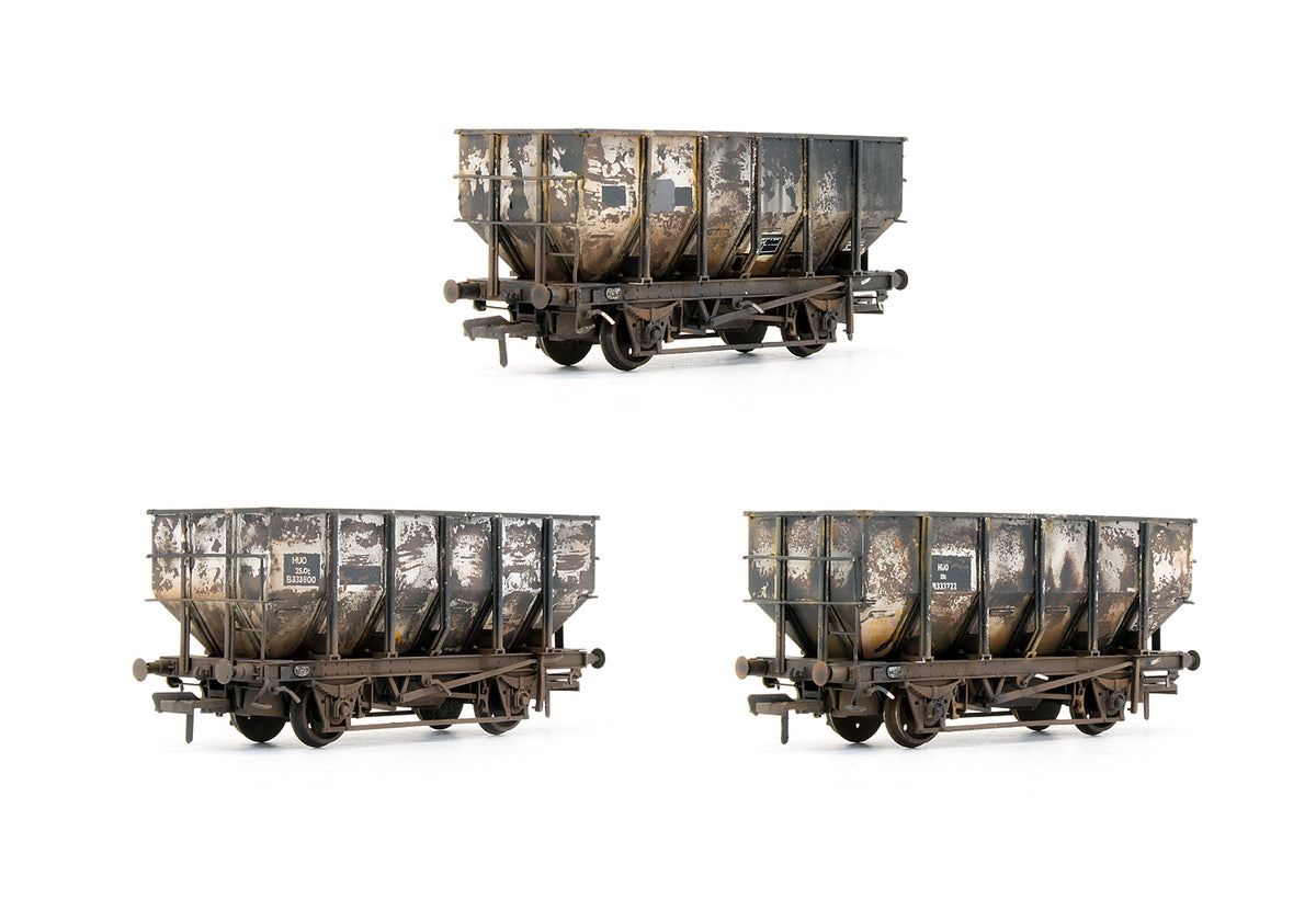 Pre-Owned Set Of 3 BR 24.5T Coal Hopper Grey TOPS - Custom Weathered