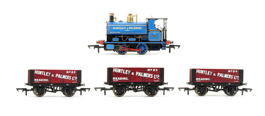 Pre-Owned R3686 'Huntley & Palmers' Peckett W4 Steam Locomotive & 3 Wagons (Limited Edition) - DCC Fitted