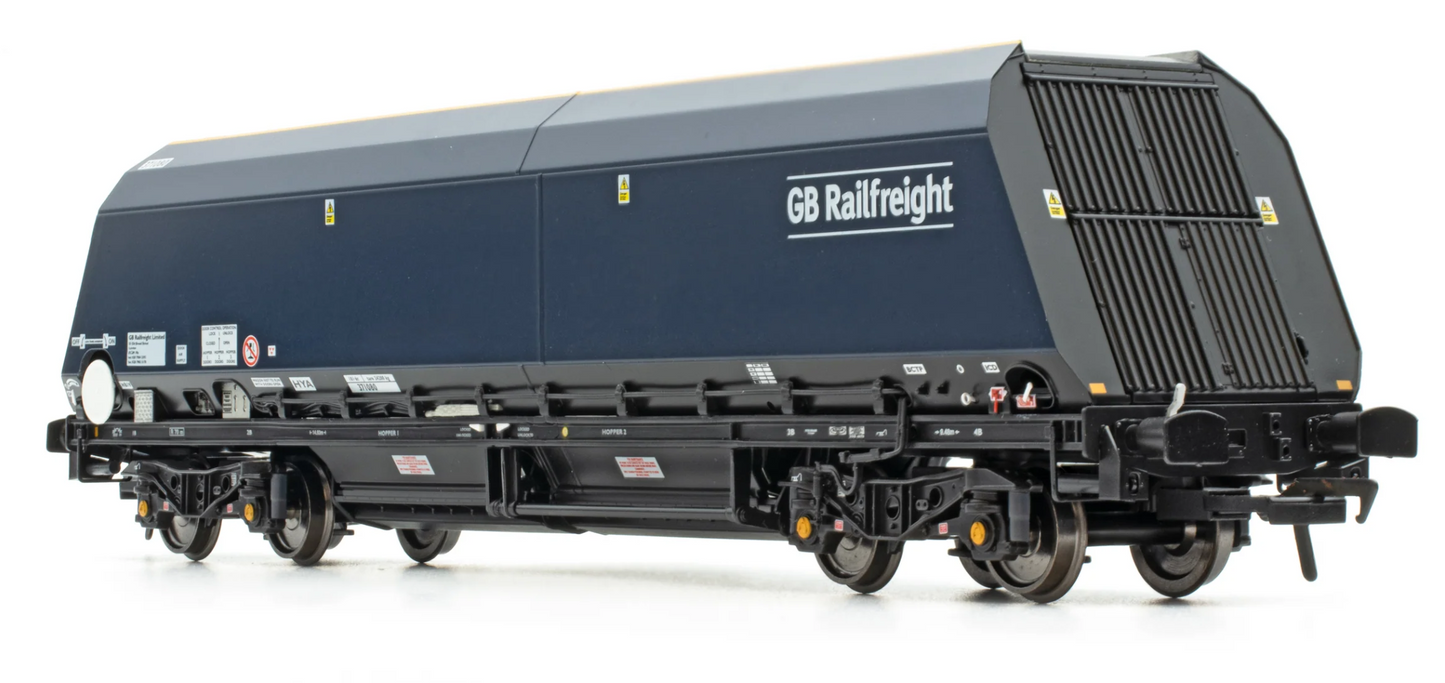 Cutdown HYA Twin Pack -  Blue/Black with Touax/GB Railfreight branding with Tail Lights  (Pack 1)