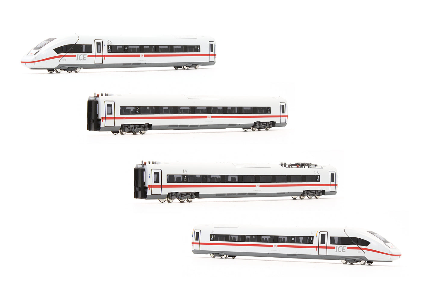 Pre-Owned DBAG BR412 057 ICE4 German Stripe EMU 4 Car Powered Set VI