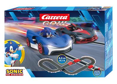 Carrera GO!!! Sonic the Hedgehog™ - Battery Slot Racing Set (4.3m)