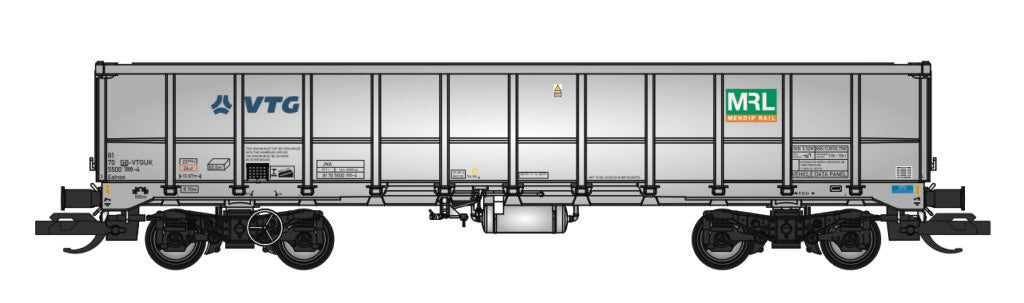 JNA / MMA EALNOS Bogie Box Wagon Mendip Rail 5500 188-4