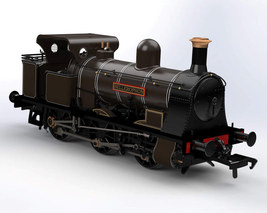 'Bellerophon' 0-6-0WT Brown As Preserved Steam Tank Locomotive (DCC Fitted)