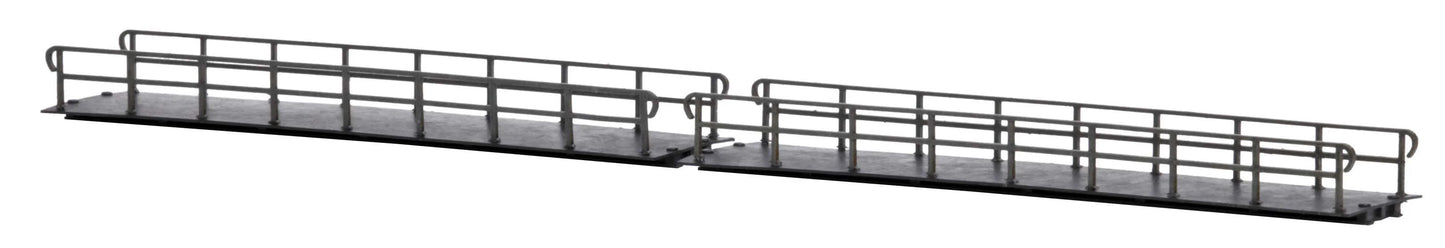 BUS12385 2 straight bridges 133mm 14mm high