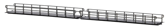 BUS12385 2 straight bridges 133mm 14mm high