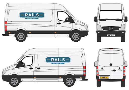 Mercedes Sprinter Van 'Rails of Sheffield'