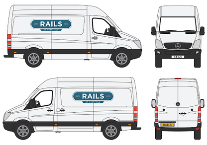 Mercedes Sprinter Van 'Rails of Sheffield'