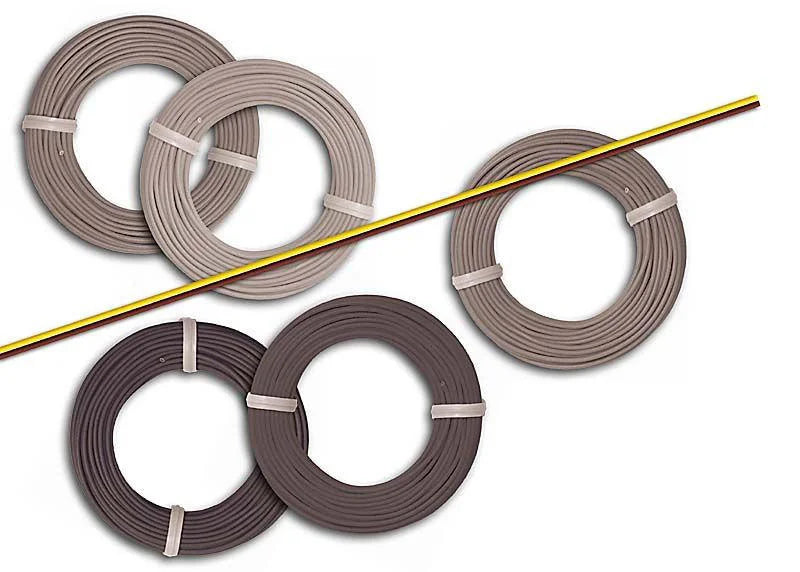 BUS1780 2 coloured brown and yellow ribbon cable