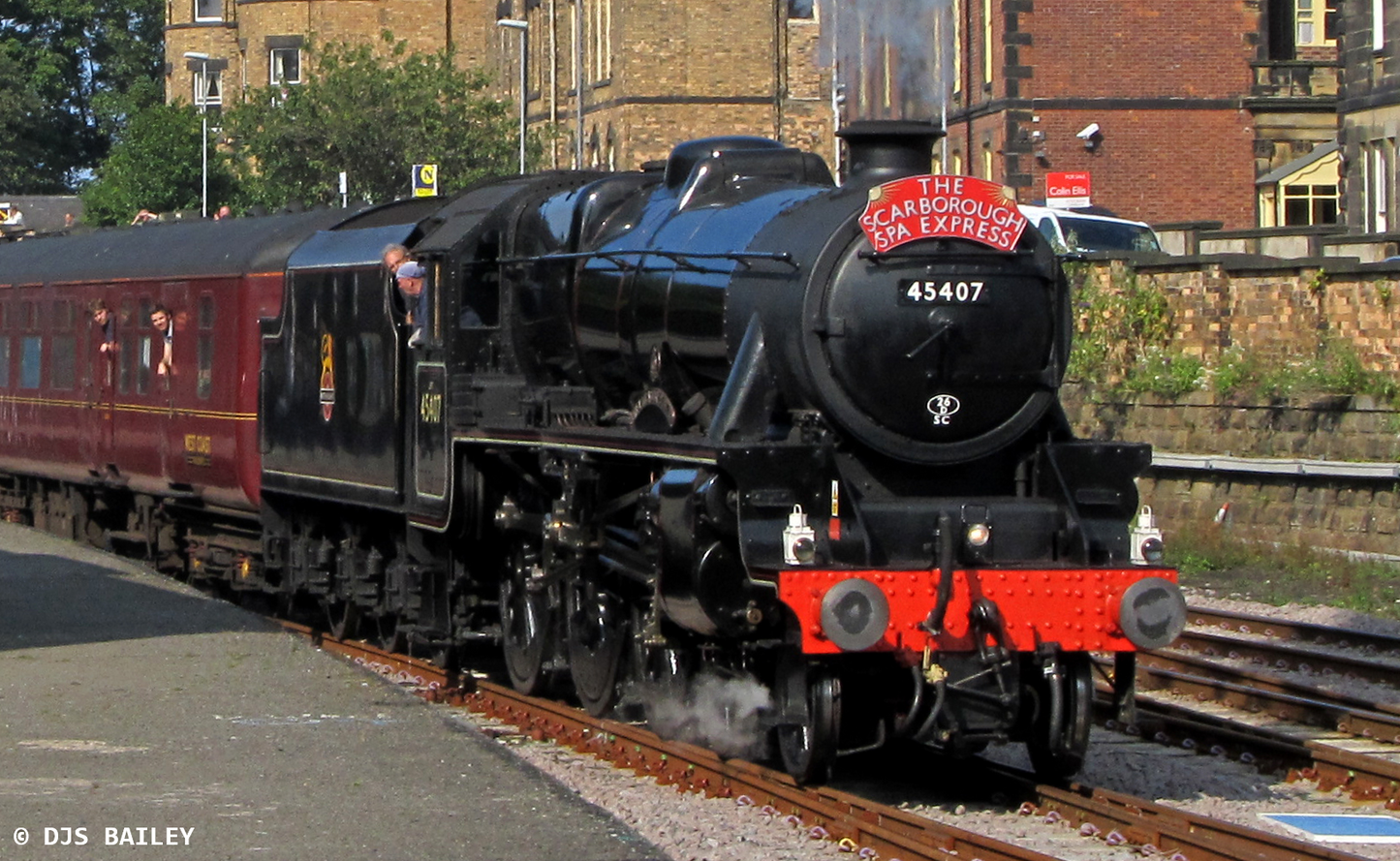 R30563 Class 5MT 4-6-0 BR Black Early Emblem 45407 ‘The Lancashire Fusilier’ (As Preserved Condition’) Steam Locomotive