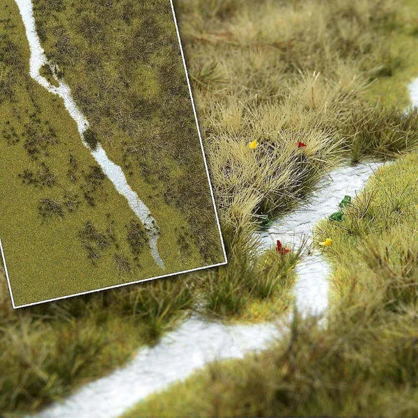 BUS1313 Field and River Scenic Mat Fibre mat 297x210mm
