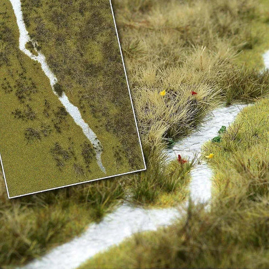 BUS1313 Field and River Scenic Mat Fibre mat 297x210mm