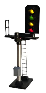 4 Aspect (R/Y/G/Y) Platform Right Offset Square Head Signal