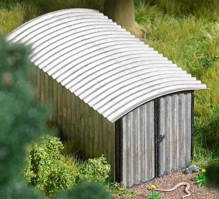 BUS1592 Corrugated metal garage