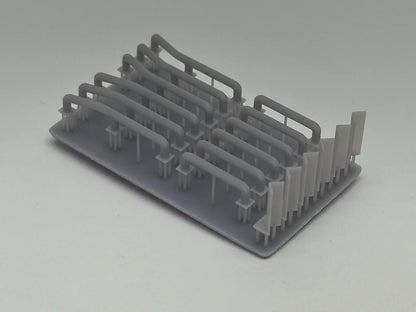 N Gauge Loading Bay Pack (Pack of 3) - Unpainted Model Kit