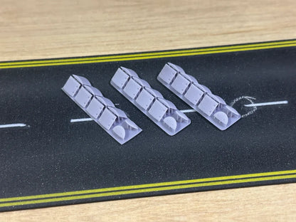 OO Gauge Speed Bumps (Pack of 3) - Unpainted