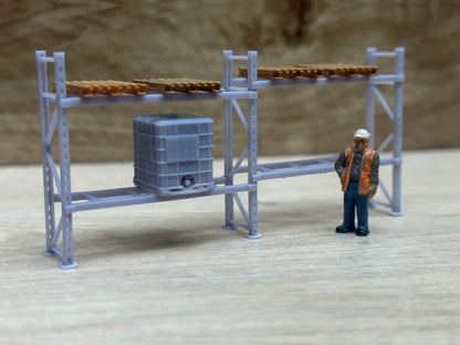 OO Gauge Pallet Racking (Single Pack) - Unpainted