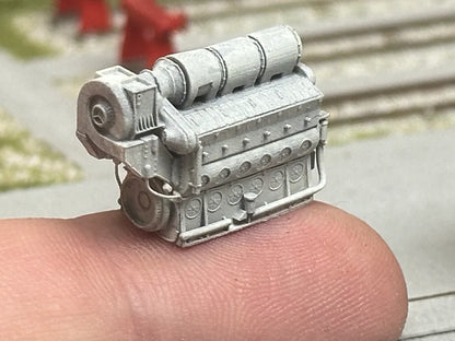 N Gauge Class 66, 67, 69 Engine (Single Pack) - Unpainted Model Kit