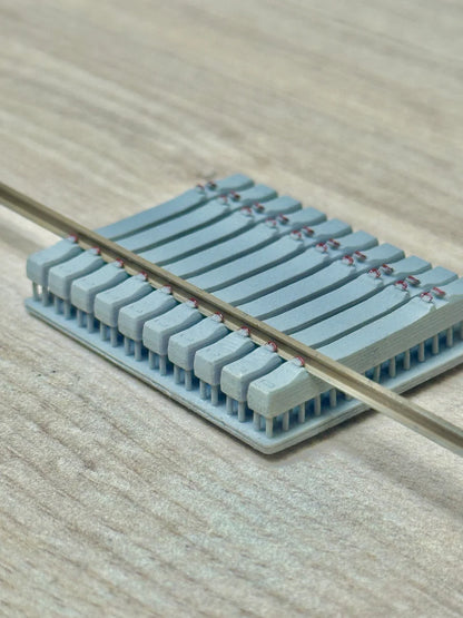 OO Gauge Concrete Sleepers (Pack of 20) - Unpainted