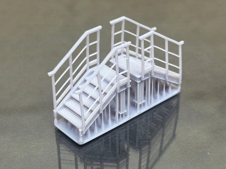 OO Gauge Access Steps (Pack of 2) - Unpainted