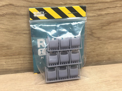 OO Gauge One Tonne Bags (Pack of 9) - Unpainted