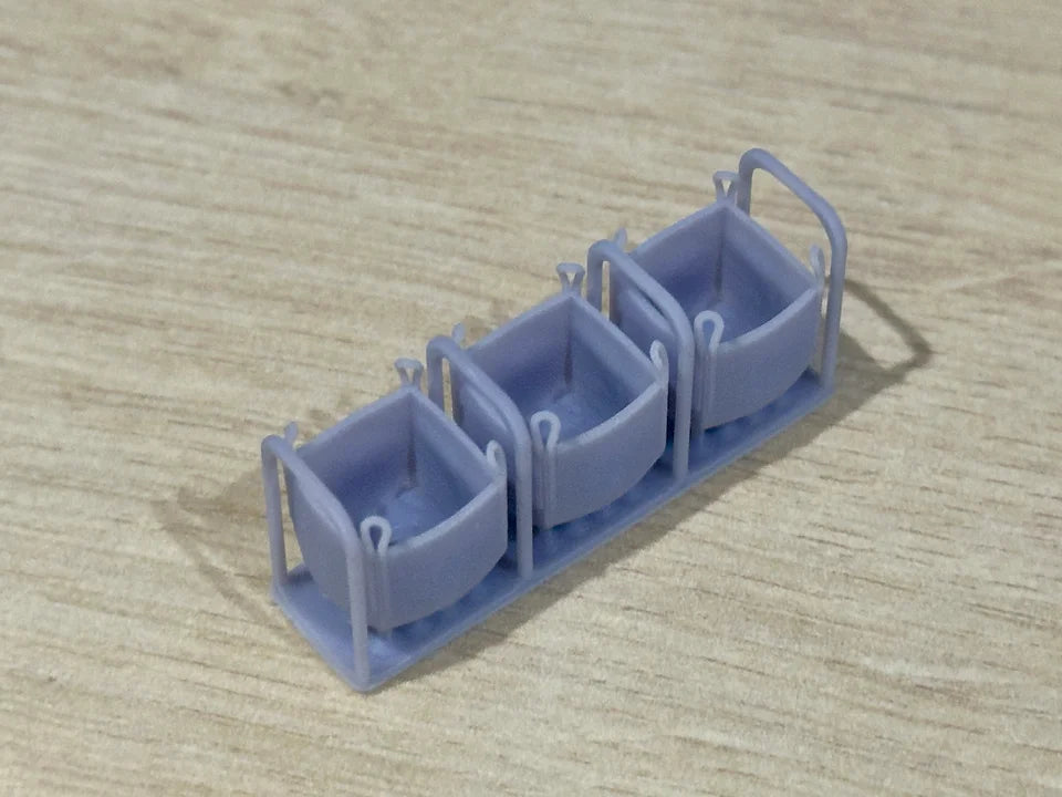 OO Gauge One Tonne Bags (Pack of 9) - Unpainted