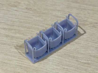 OO Gauge One Tonne Bags (Pack of 9) - Unpainted