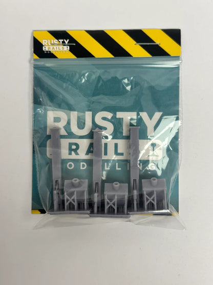 OO Gauge Speed Cameras (Pack of 2) - Unpainted