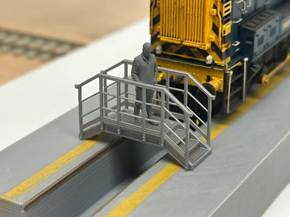 OO Gauge Inspection Pit Bridge (Pack of 2) - Unpainted