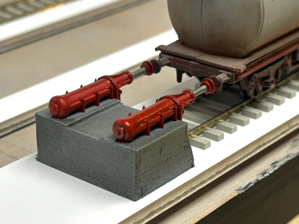 OO Gauge Hydraulic Buffer Stop (Single Pack) - Unpainted