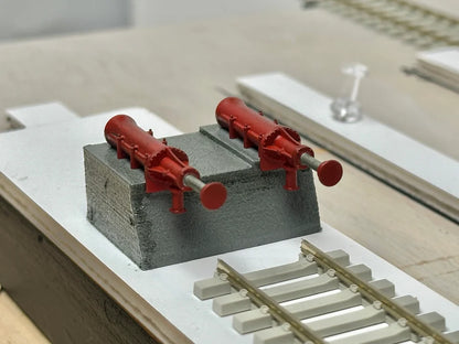 OO Gauge Hydraulic Buffer Stop (Single Pack) - Unpainted