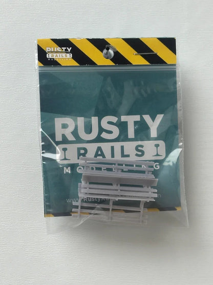 OO Gauge GWR Benches (Pack of 4) - Unpainted